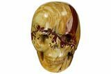 Polished Mookaite Jasper Skull #112191-1